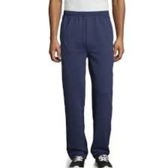 Fruit of the Loom Men's Fleece Sweatpants Navy - Picture 1 of 3